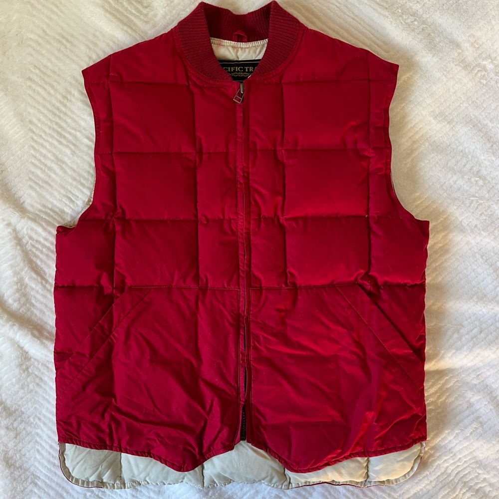 Pacific Trail Red Puffer Vest Jacket